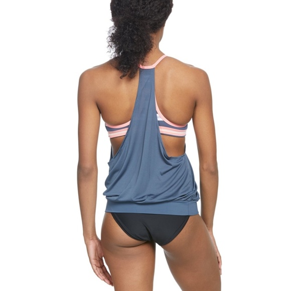 Nike Tankini Top peach and grey - Picture 4 of 8